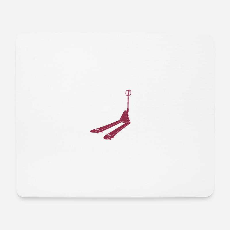Pallet truck - Mousepad (Querformat) - Weiß