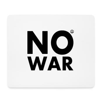 No war - Tapis de souris (format paysage) - blanc - Devant
