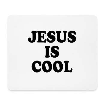 Jesus is cool - Mouse Pad (horizontal) - white - Front