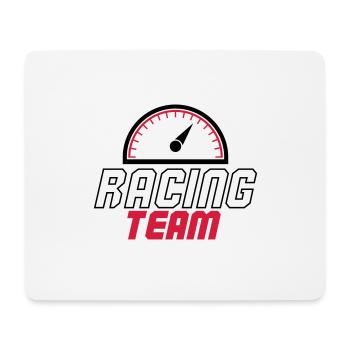 tacho racing team 02 - Mousepad (Querformat) - Weiß - Vorne