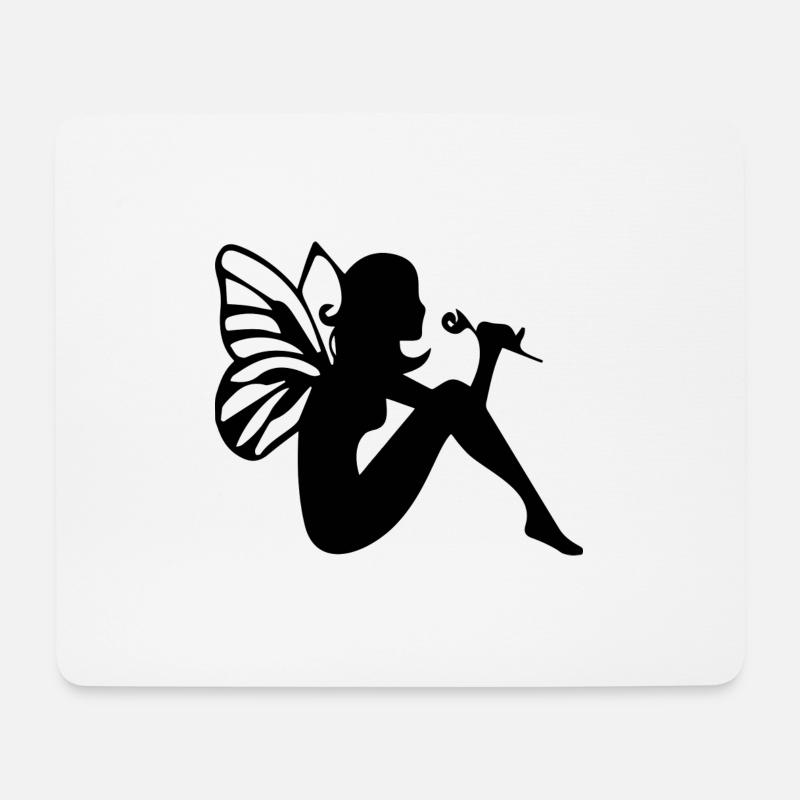 fairy - Mouse Pad (horizontal) - white