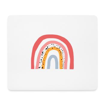 Arc-en-ciel - Amour - Tendance Rainbow - Tapis de souris (format paysage) - blanc - Devant