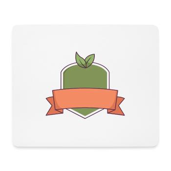 Organic Farming Logo - Mouse Pad (horizontal) - white - Front