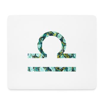 Zodiac sign Libra E 241 - Mouse Pad (horizontal) - white - Front
