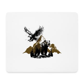 Nature - Mousepad (Querformat) - Weiß - Vorne
