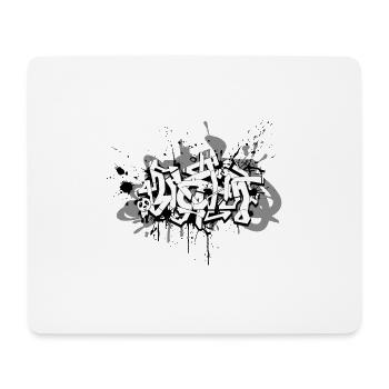 Graffiti - Mousepad (Querformat) - Weiß - Vorne