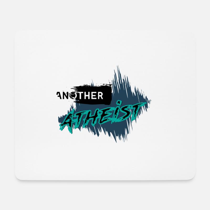 Another Atheist - Mouse Pad (horizontal) - white