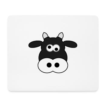 cow258 - Mousepad (Querformat) - Weiß - Vorne