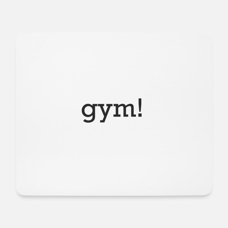 Gym - Mouse Pad (horizontal) - white