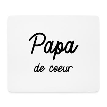 papade coeur - Tapis de souris (format paysage) - blanc - Devant