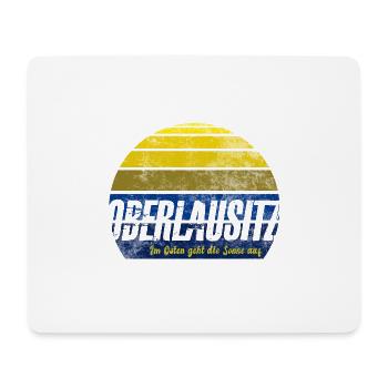 Oberlausitzer Sonnenaufgang - Mousepad (Querformat) - Weiß - Vorne