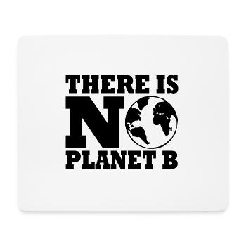 There is no planet B - Tapis de souris (format paysage) - blanc - Devant