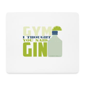 Bodybuilder Kraftsport Fitness Motiv - Mousepad (Querformat) - Weiß - Vorne