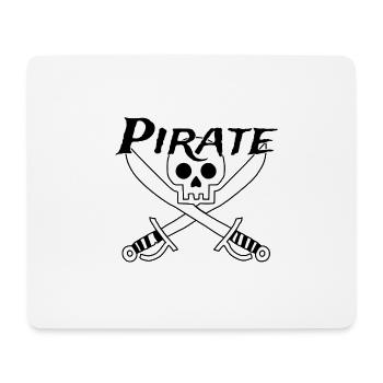Pirate - Totenschädel - Mousepad (Querformat) - Weiß - Vorne