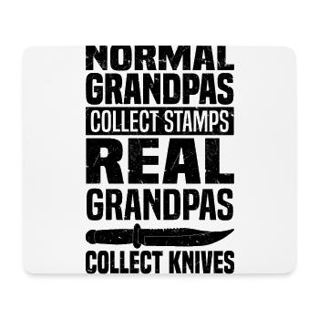 Messer Sammlung | Messersammler Hobby Geschenkidee - Mousepad (Querformat) - Weiß - Vorne