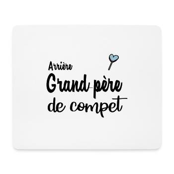 Arrière Grand-père - Tapis de souris (format paysage) - blanc - Devant
