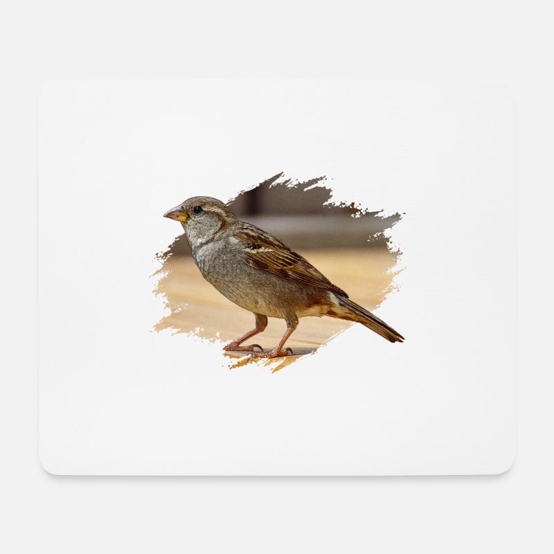 Sparrow - Mouse Pad (horizontal) - white