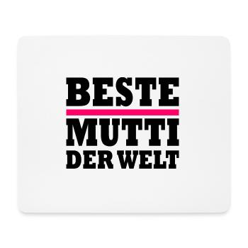 Beste mutti der welt - Mousepad (Querformat) - Weiß - Vorne