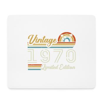 Anniversaire 55 Ans | Millésime 1970 Cadeau 1970 - Tapis de souris (format paysage) - blanc - Devant