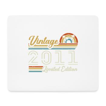 14 Year Anniversary | Vintage 2011 Gift 2011 - Mouse Pad (horizontal) - white - Front