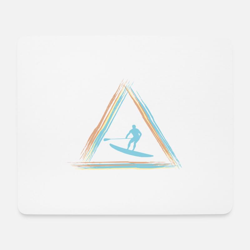 Stand Up Paddle - Mousepad (Querformat) - Weiß