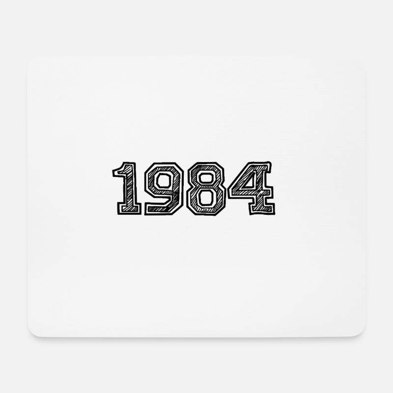 1984 - Mousepad (Querformat) - Weiß