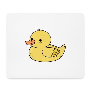 Ente - Mousepad (Querformat) - Weiß - Vorne