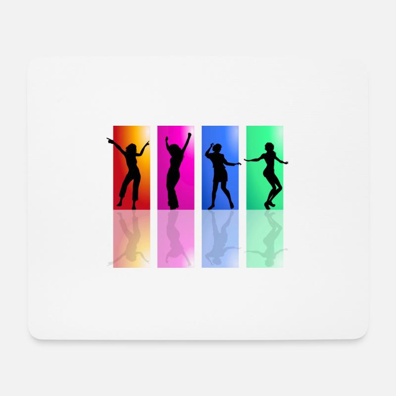 Dance - Mousepad (Querformat) - Weiß