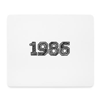 1986 - Mouse Pad (horizontal) - white - Front