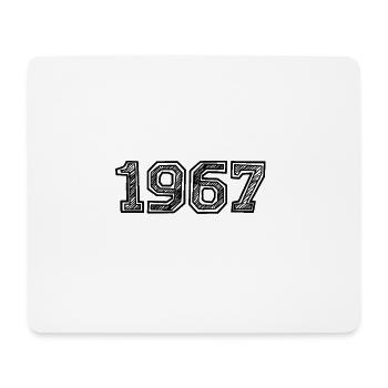 1967 - Mousepad (Querformat) - Weiß - Vorne