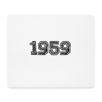 1959 - Mouse Pad (horizontal) - white - Front