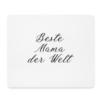 Beste Mama der Welt - Mousepad (Querformat) - Weiß - Vorne