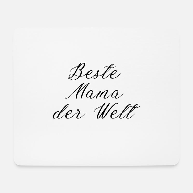 Beste Mama der Welt - Mousepad (Querformat) - Weiß