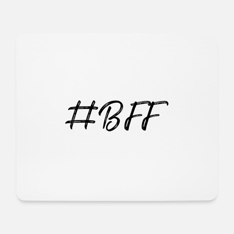 BFF Best Friends Forever - Mouse Pad (horizontal) - white