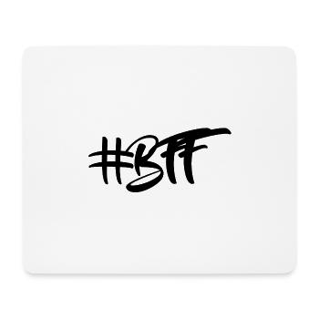 BFF - Mousepad (Querformat) - Weiß - Vorne