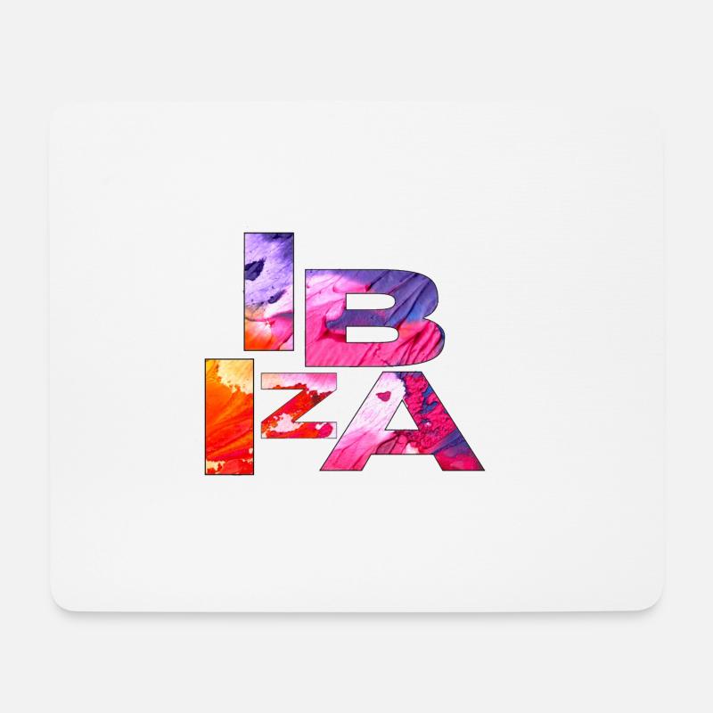 IBIZA - Mousepad (Querformat) - Weiß