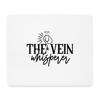 The vein whisperer - Mousepad (Querformat) - Weiß - Vorne