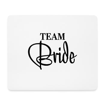 Team Bride - Mousepad (Querformat) - Weiß - Vorne
