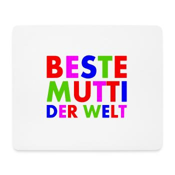 Beste mutti der welt - Mousepad (Querformat) - Weiß - Vorne