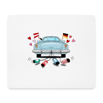 Austria Germany Wedding - Mouse Pad (horizontal) - white - Front