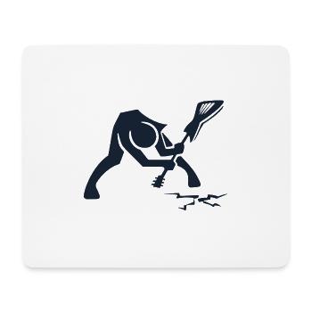 Rock star - Mouse Pad (horizontal) - white - Front