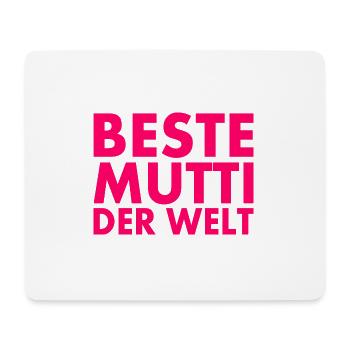 Beste mutti der welt - Mousepad (Querformat) - Weiß - Vorne
