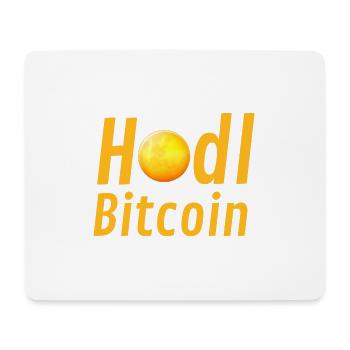 Hodl Bitcoin - Mousepad (Querformat) - Weiß - Vorne