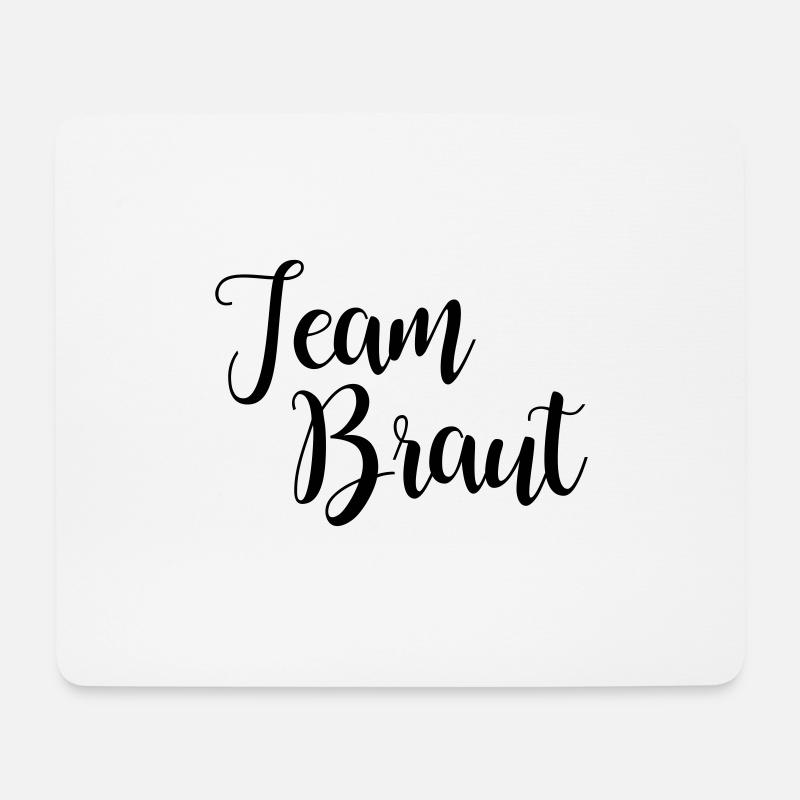 Team Braut Junggesellinnenabschied crew jga heirat - Mousepad (Querformat) - Weiß