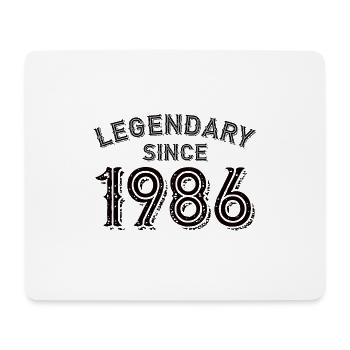 1986 Birthday Born Year 86 Celebration - Mouse Pad (horizontal) - white - Front