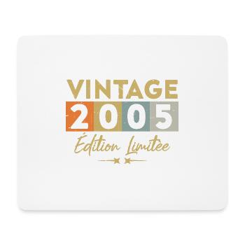 Vintage 2005 Édition Limitée - Tapis de souris (format paysage) - blanc - Devant