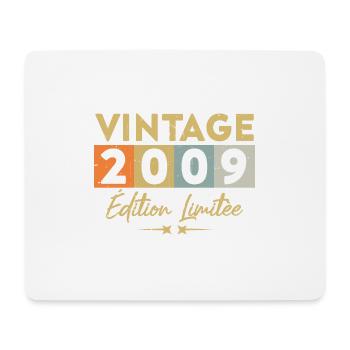 Vintage 2009 Édition Limitée - Tapis de souris (format paysage) - blanc - Devant
