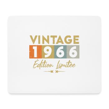 Vintage 1966 Édition Limitée - Tapis de souris (format paysage) - blanc - Devant