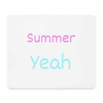 Sommer - Mousepad (Querformat) - Weiß - Vorne