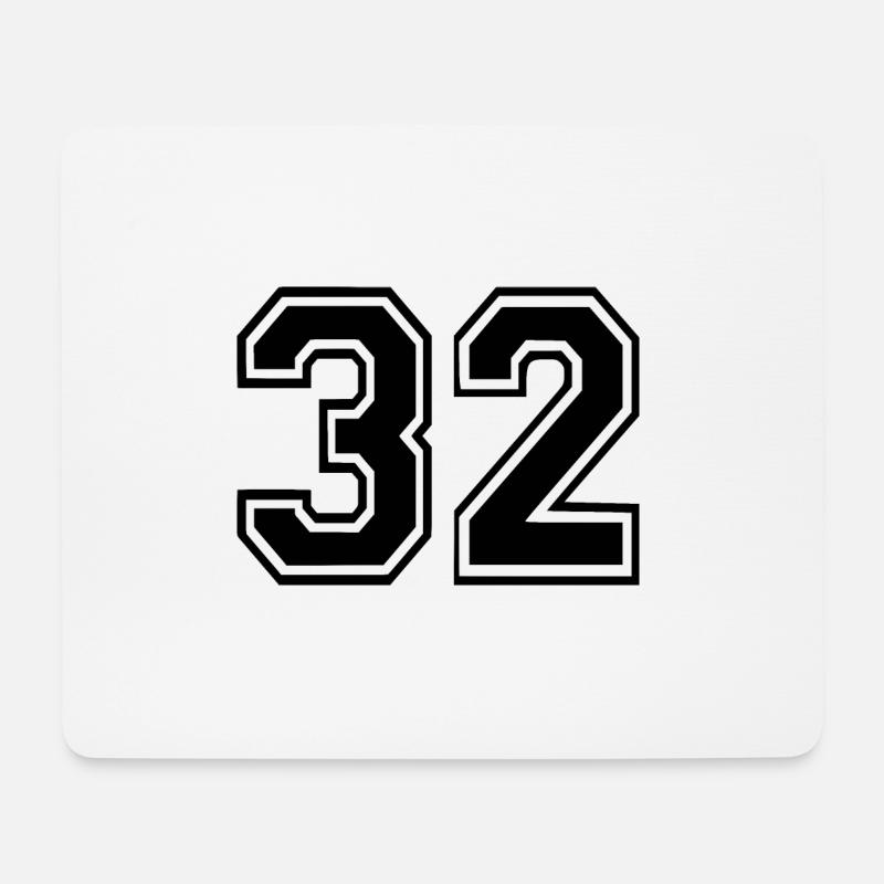 32 - Mousepad (Querformat) - Weiß